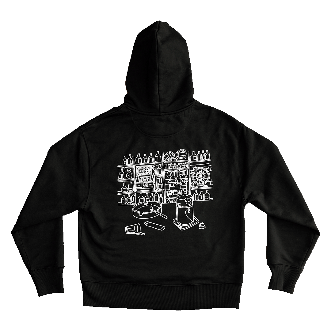 HOODIE SCHWARZ